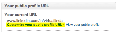 LINKEDIN TIP: Customize Your Public Profile URL